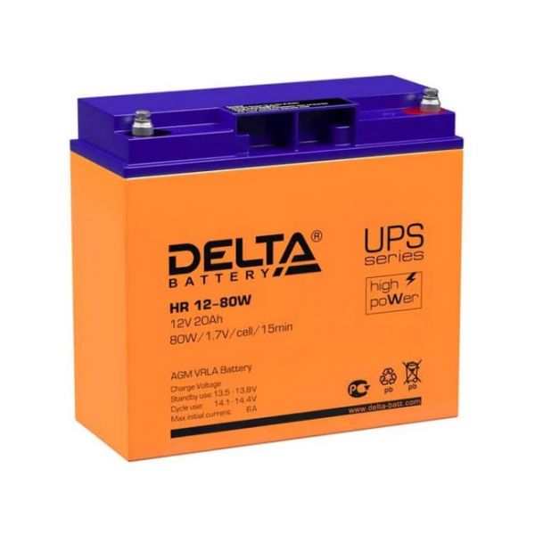 Аккумулятор для ИБП DELTA HR1280W 20 Ah