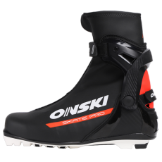 Ботинки для беговых лыж ONSKI Skate Pro S86323 черный/красный 39 р.