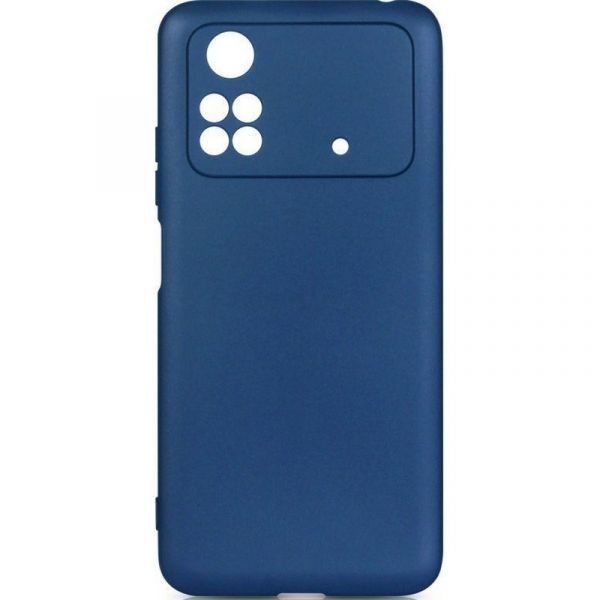 Чехол (клип-кейс) DF poCase-03 [pocase-03 (blue)] для Xiaomi Poco M4 Pro, синий